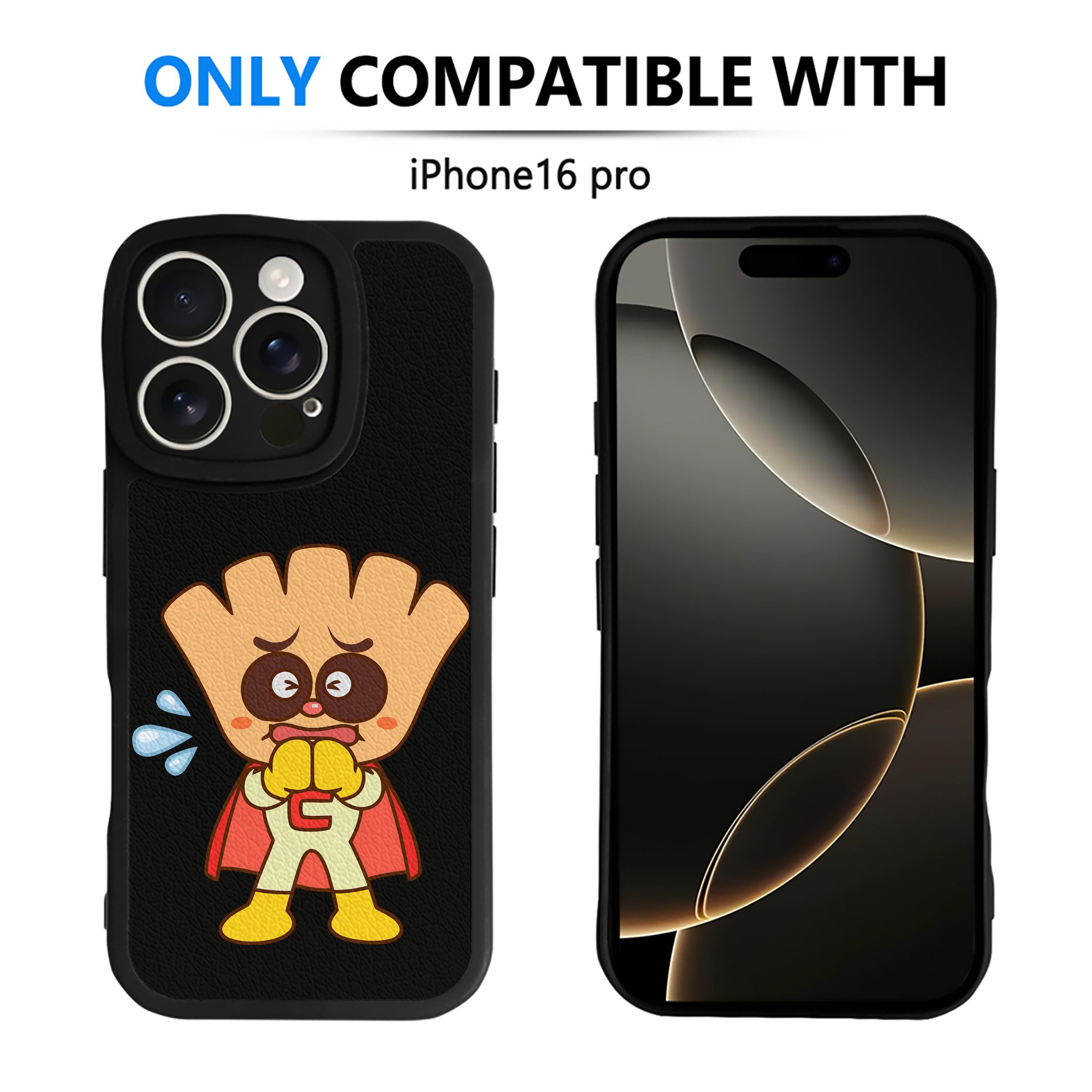 （画像用） アンパンマン Anpanman 【iPhone 16シリーズ対応】シリコンスマホケース（レザー調） 材質：シリコン